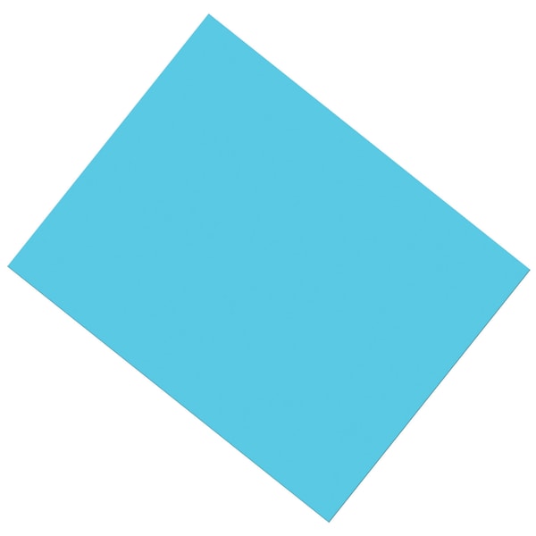 UCreate Coated Poster Board, Light Blue, 22" x 28", PK25